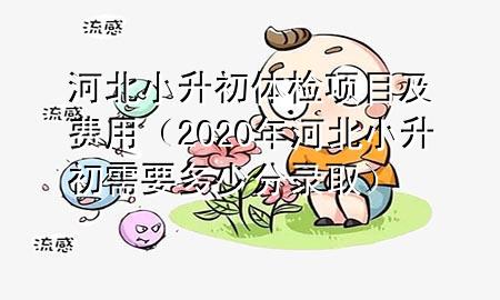 河北小升初體檢項目及費用（2020年河北小升初需要多少分錄?。?>
             </div>
             <!--文章無圖的情況下插入一張圖片end-->
              
      <p>大家好，今天小編關注到一個比較有意思的話題，就是關于河北小升初體檢項目及費用的問題，于是小編就整理了1個相關介紹河北小升初體檢項目及費用的解答，讓我們一起看看吧。</p><ol type=